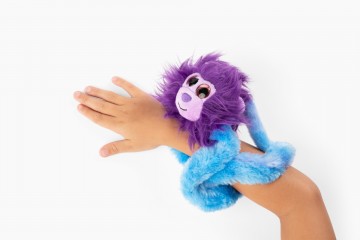 Tangle Furry Fidget Friends - Zonk The Monkey - Plush Fidget Toy Furry Friend - Magical, Creative Creatures from The Tanglonia Universe - Take Your Furry Fidget Friend with You Everywhere!