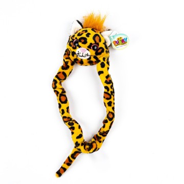 Tangle Furry Fidget Friends - Wisdom The Leopard - Plush Fidget Toy - Magical, Creative Creatures from The Tanglonia Universe - Take Your Furry Fidget Friend with You Everywhere!