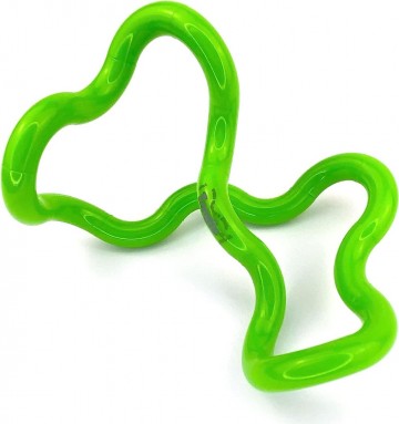 Tangle Classic Junior Solid Green - Genuine Fidget - Fidget Toy for Kids and Adults - The ultimate pocket-sized fidget toy