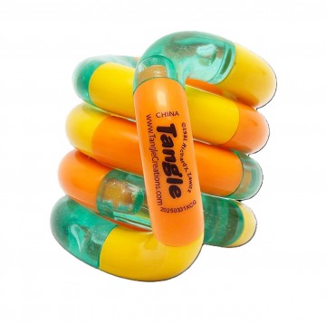 Tangle Classic Junior - Green Orange Mango