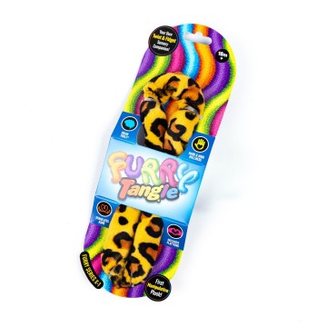 Tangle Furry Fidget - Leopard Print Furry Fidget Fidget Toy Plush Figure - Leopard Print Plush Toy