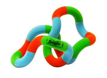 Tangle Toys - Fuzzies Junior - Orange, Green, Blue