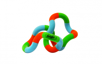 Tangle Toys - Fuzzies Junior - Orange, Green, Blue