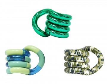 Tangle Junior Green-themed 3-Pack Assortment