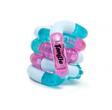 Tangle Toys - Textured Crazy Junior - Pink Blue Frost Fort