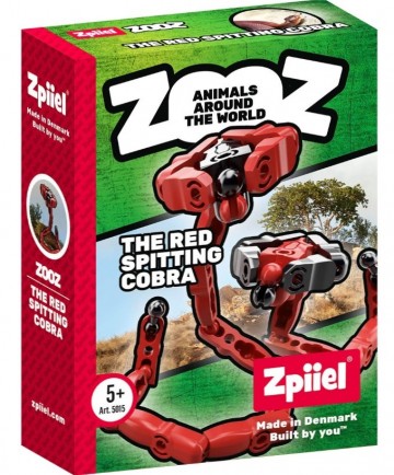 Zpiiel - FiGZ - Construction Toys - RED SPITTING COBRA